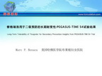 [AHA2015]替格瑞洛用于二级预防的长期耐受性：PEGASUS-TIMI 54试验结果